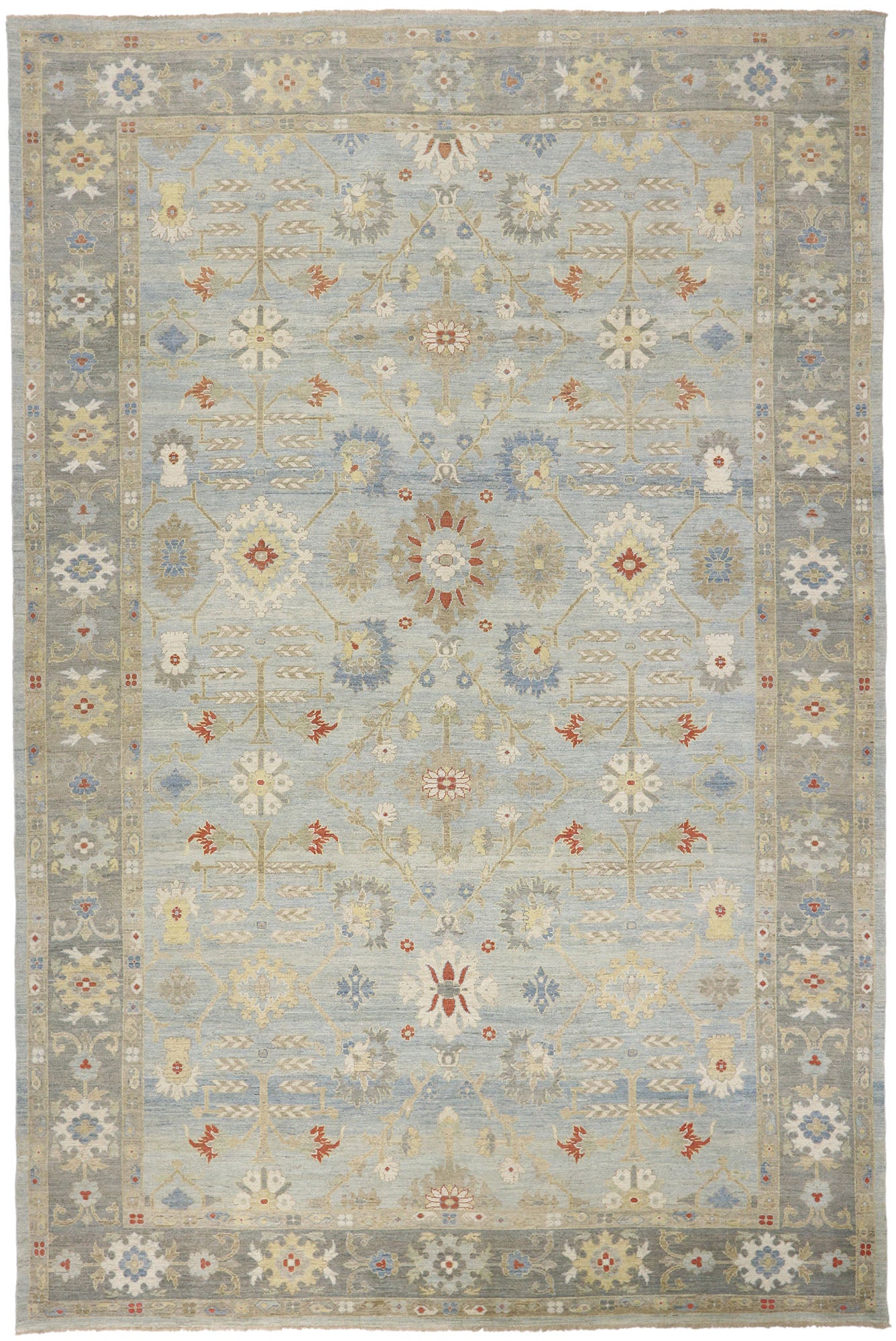 12 x 18 Contemporary Persian Sultanabad Rug 60871