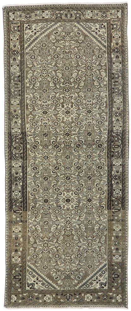 4 x 9 Antique Persian Mahal Runner 60878
