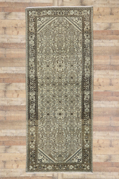 4 x 9 Antique Persian Mahal Runner 60878