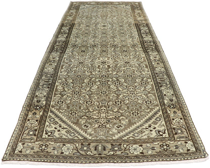 4 x 9 Antique Persian Mahal Runner 60878