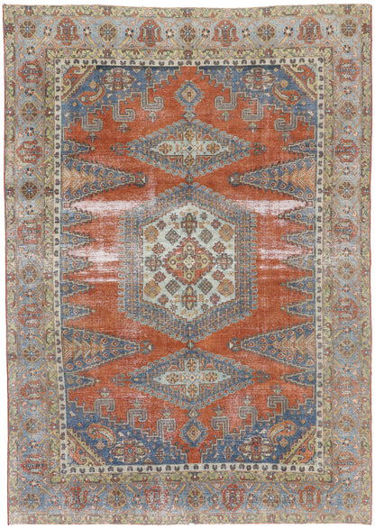 8 x 12 Antique Persian Viss Rug 60880