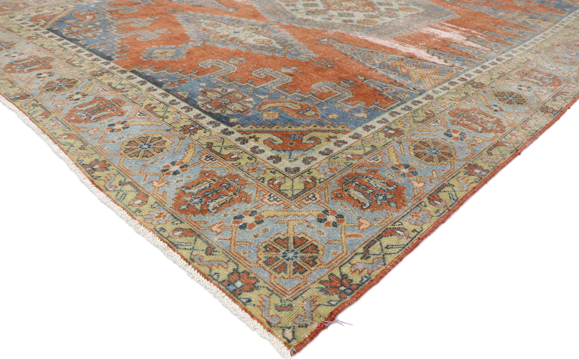 8 x 12 Antique Persian Viss Rug 60880