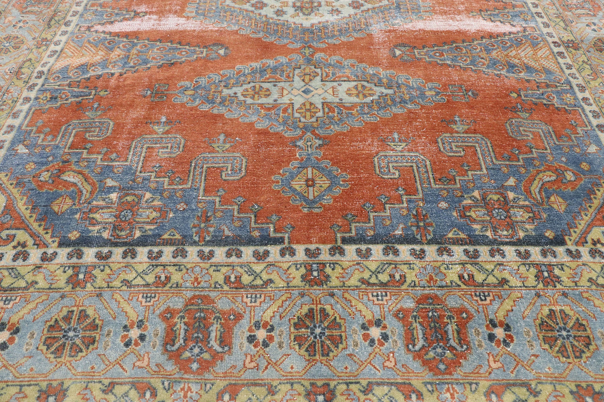 8 x 12 Antique Persian Viss Rug 60880