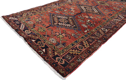 4 x 14 Vintage Persian Heriz Rug 60883