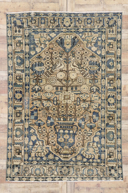 5 x 7 Vintage Persian Bakhtiari Rug 60888