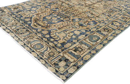5 x 7 Vintage Persian Bakhtiari Rug 60888