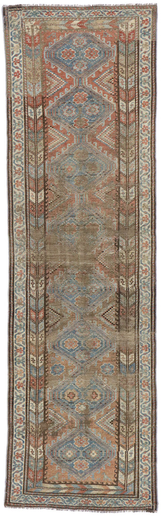 3 x 9 Antique Persian Shiraz Runner 60890
