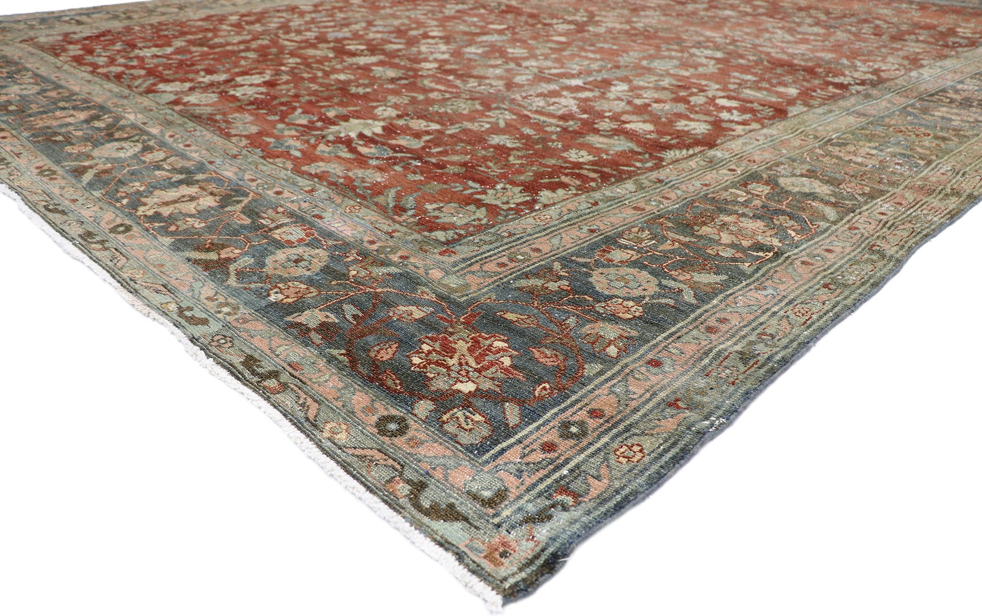 12 x 17 Antique Persian Bibikabad Rug 60895