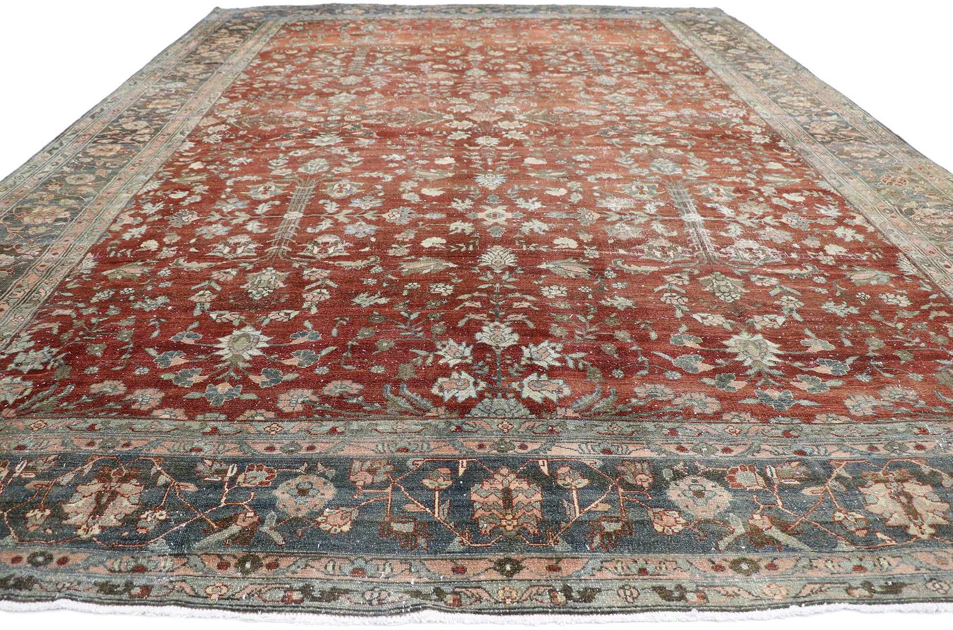 12 x 17 Antique Persian Bibikabad Rug 60895