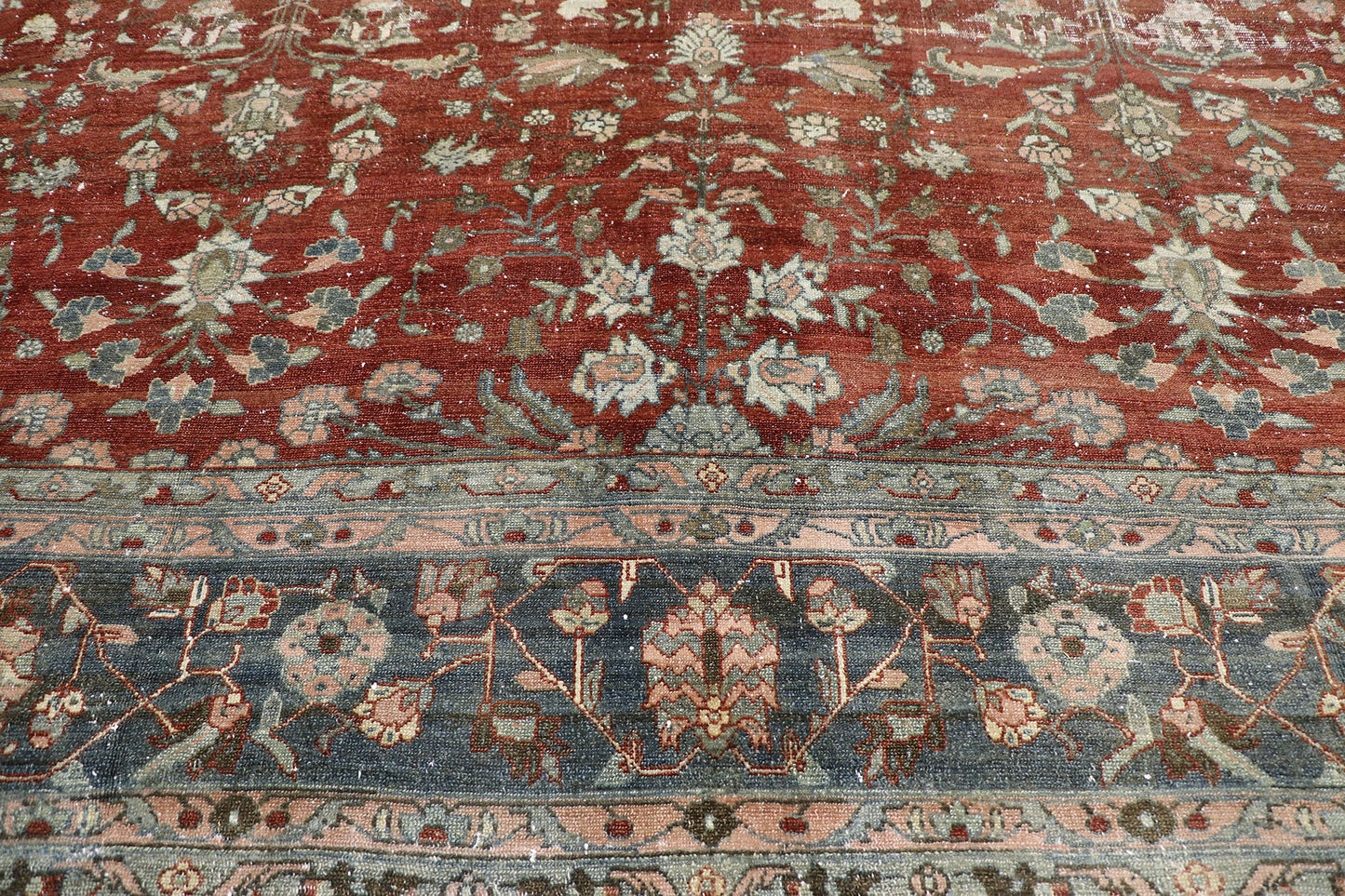 12 x 17 Antique Persian Bibikabad Rug 60895
