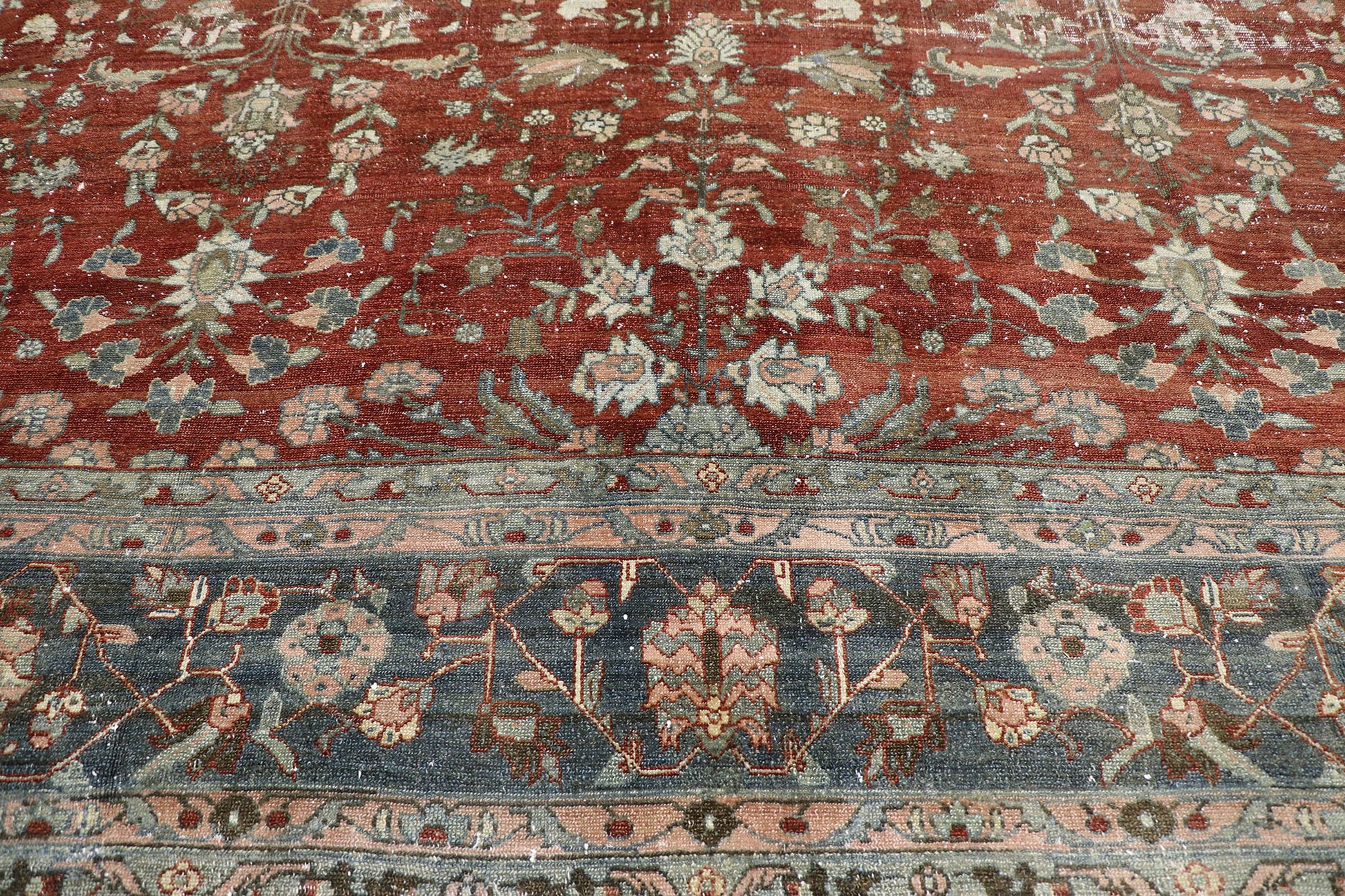 12 x 17 Antique Persian Bibikabad Rug 60895