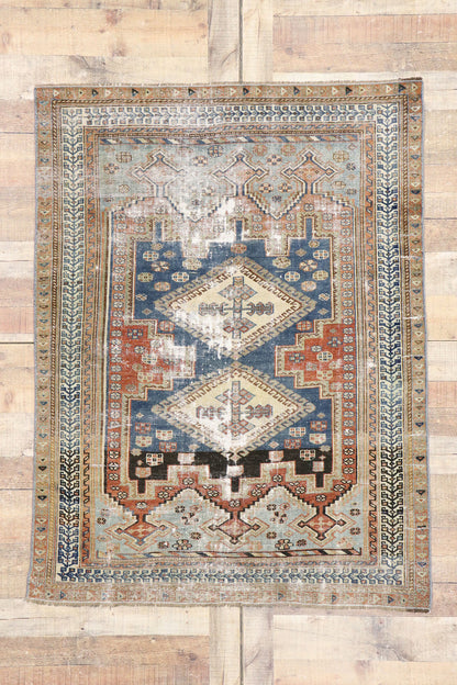 4 x 5 Antique Persian Shiraz Rug 60897