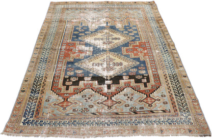 4 x 5 Antique Persian Shiraz Rug 60897