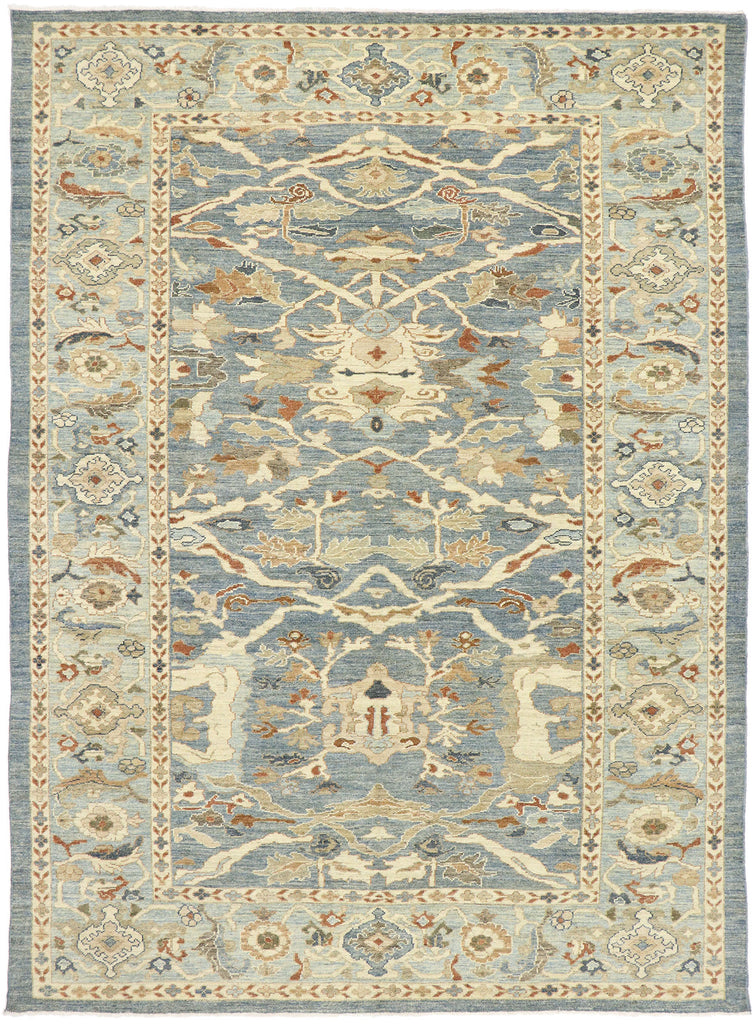 9 x 12 Turkish Blue Sultanabad Rug 60900