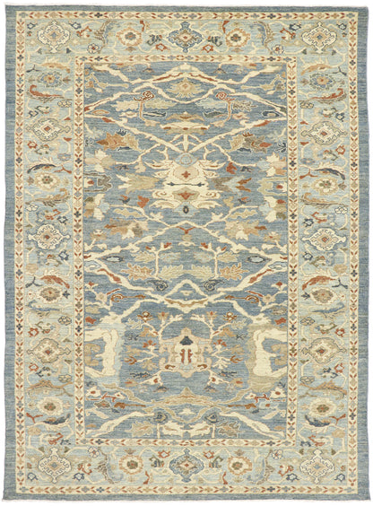 9 x 12 Turkish Blue Sultanabad Rug 60900