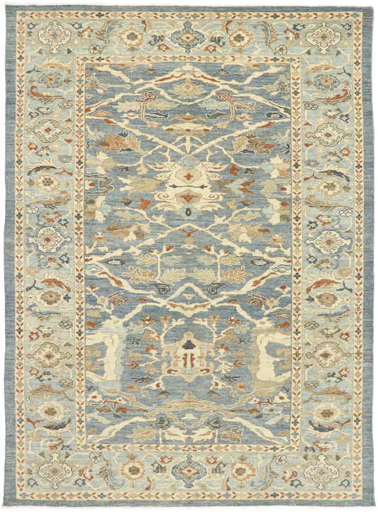 9 x 12 Turkish Blue Sultanabad Rug 60900