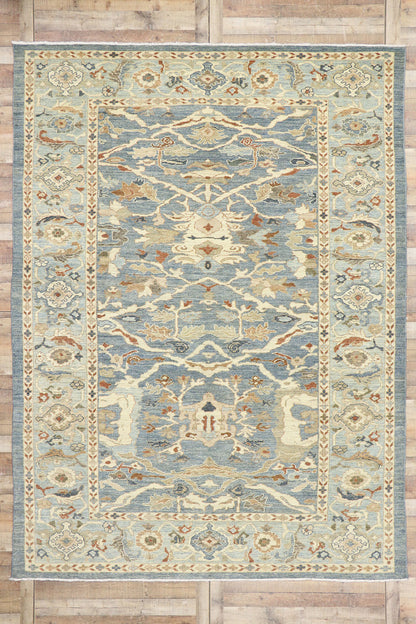 9 x 12 Turkish Blue Sultanabad Rug 60900