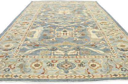 9 x 12 Turkish Blue Sultanabad Rug 60900