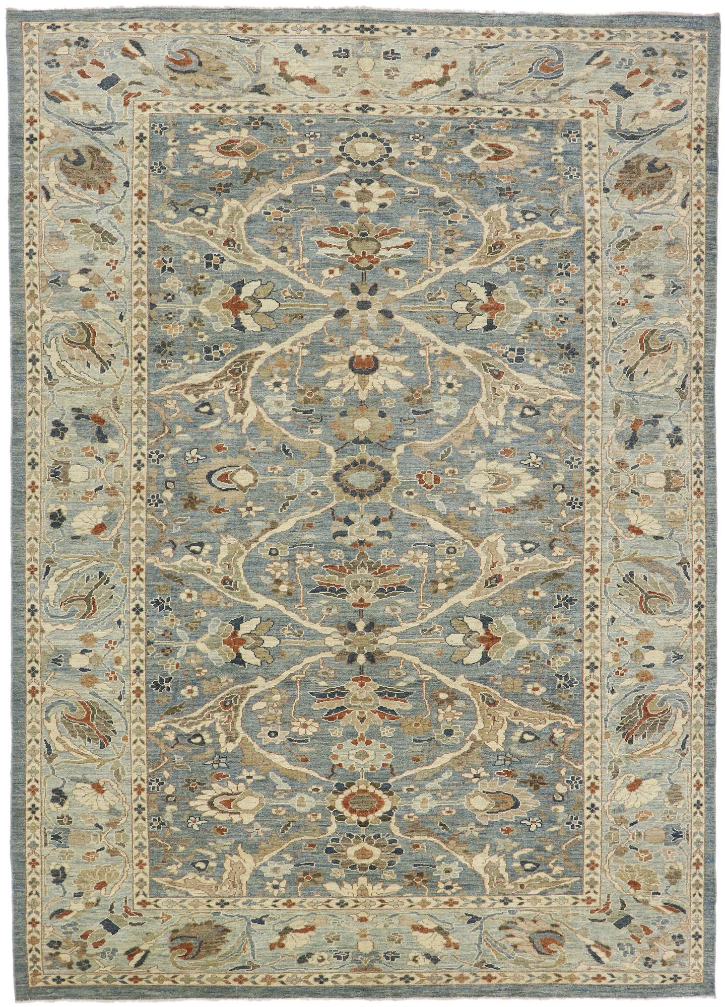 10 x 14 Contemporary Turkish Sultanabad Rug 60909