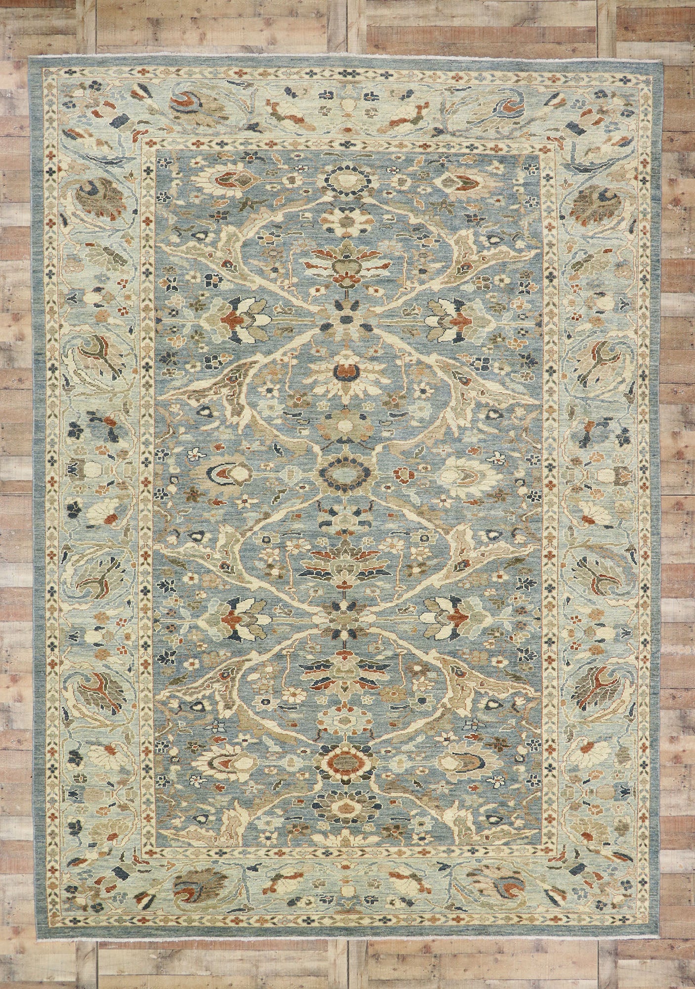 10 x 14 Contemporary Turkish Sultanabad Rug 60909