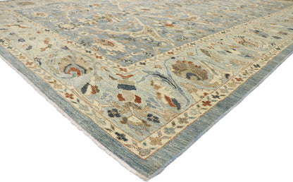 10 x 14 Contemporary Turkish Sultanabad Rug 60909
