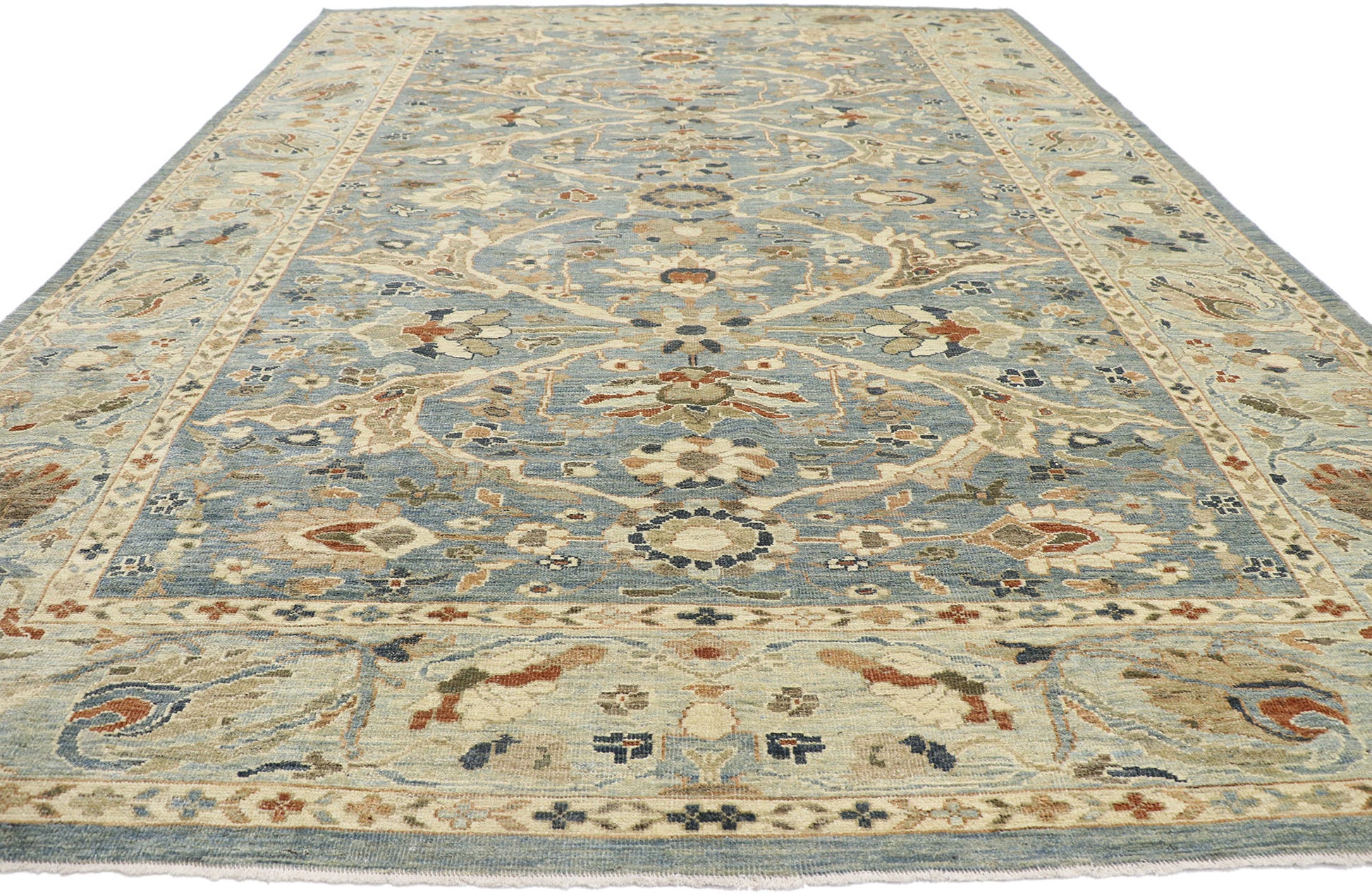 10 x 14 Contemporary Turkish Sultanabad Rug 60909