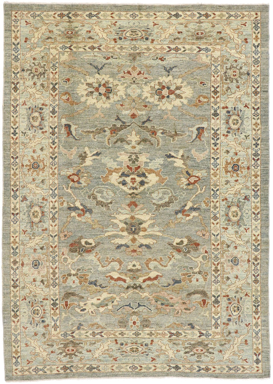 7 x 9 Contemporary Persian Sultanabad Rug 60913