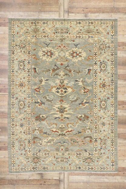7 x 9 Contemporary Persian Sultanabad Rug 60913