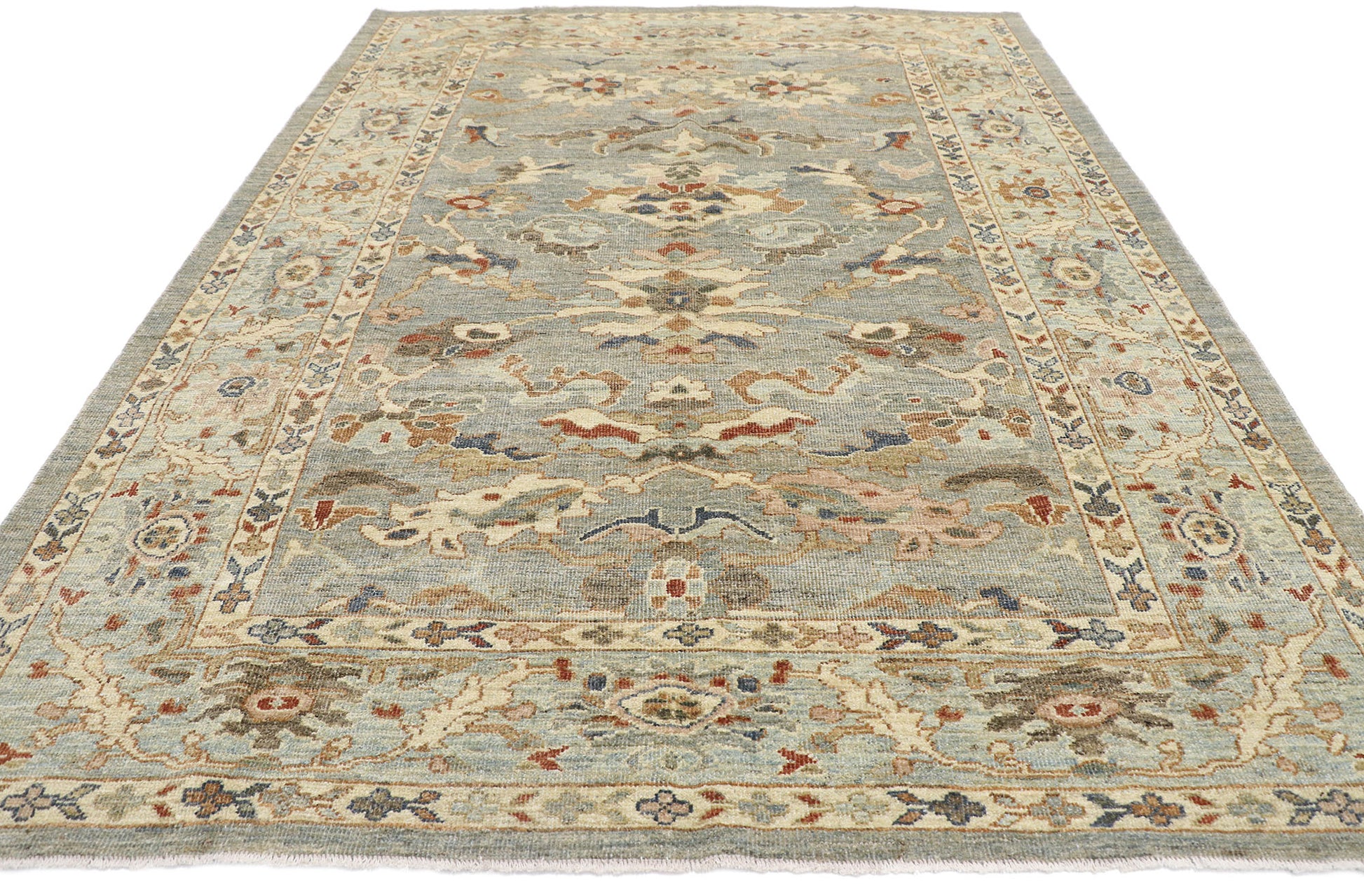 7 x 9 Contemporary Persian Sultanabad Rug 60913