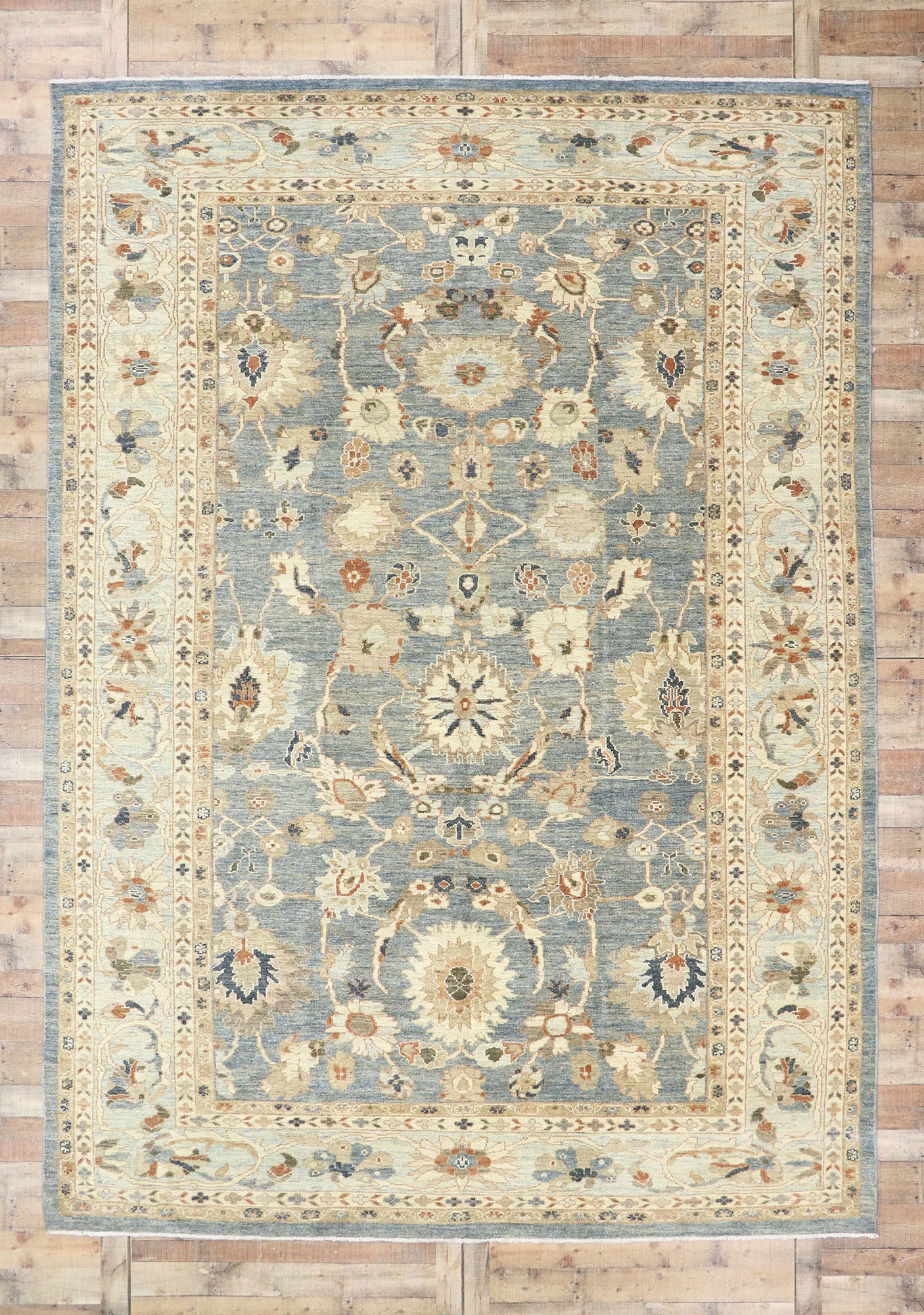 10 x 14 Contemporary Turkish Sultanabad Rug 60916