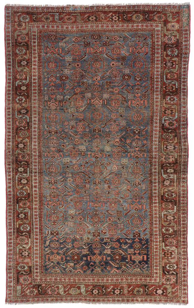 4 x 7 Antique Persian Bijar Rug 60926
