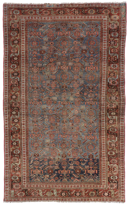 4 x 7 Antique Persian Bijar Rug 60926