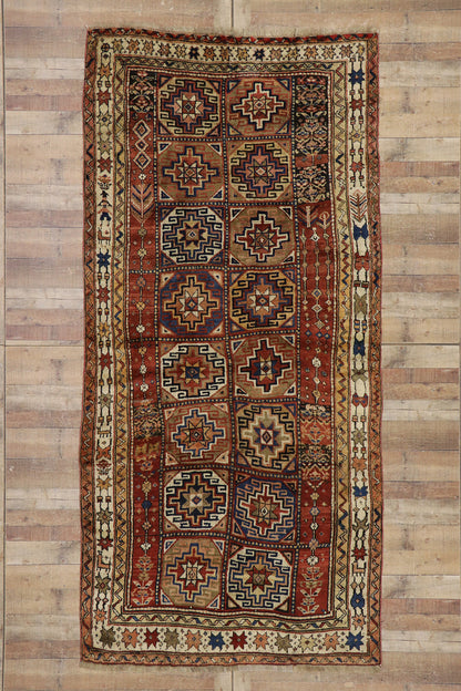 5 x 11 Antique Caucasian Azerbaijan Rug 60927