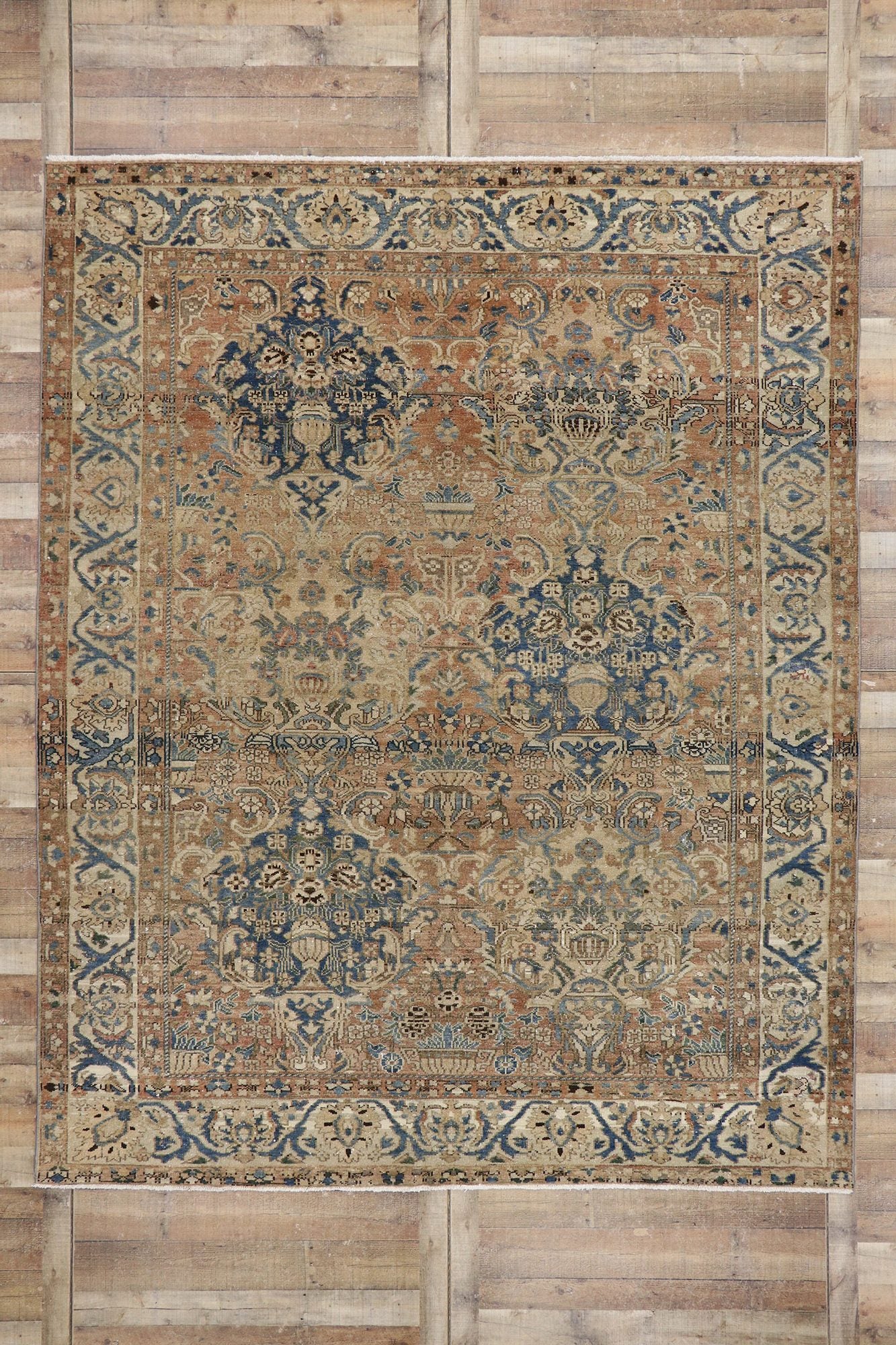 9 x 11 Antique Persian Bakhtiari Rug 60931