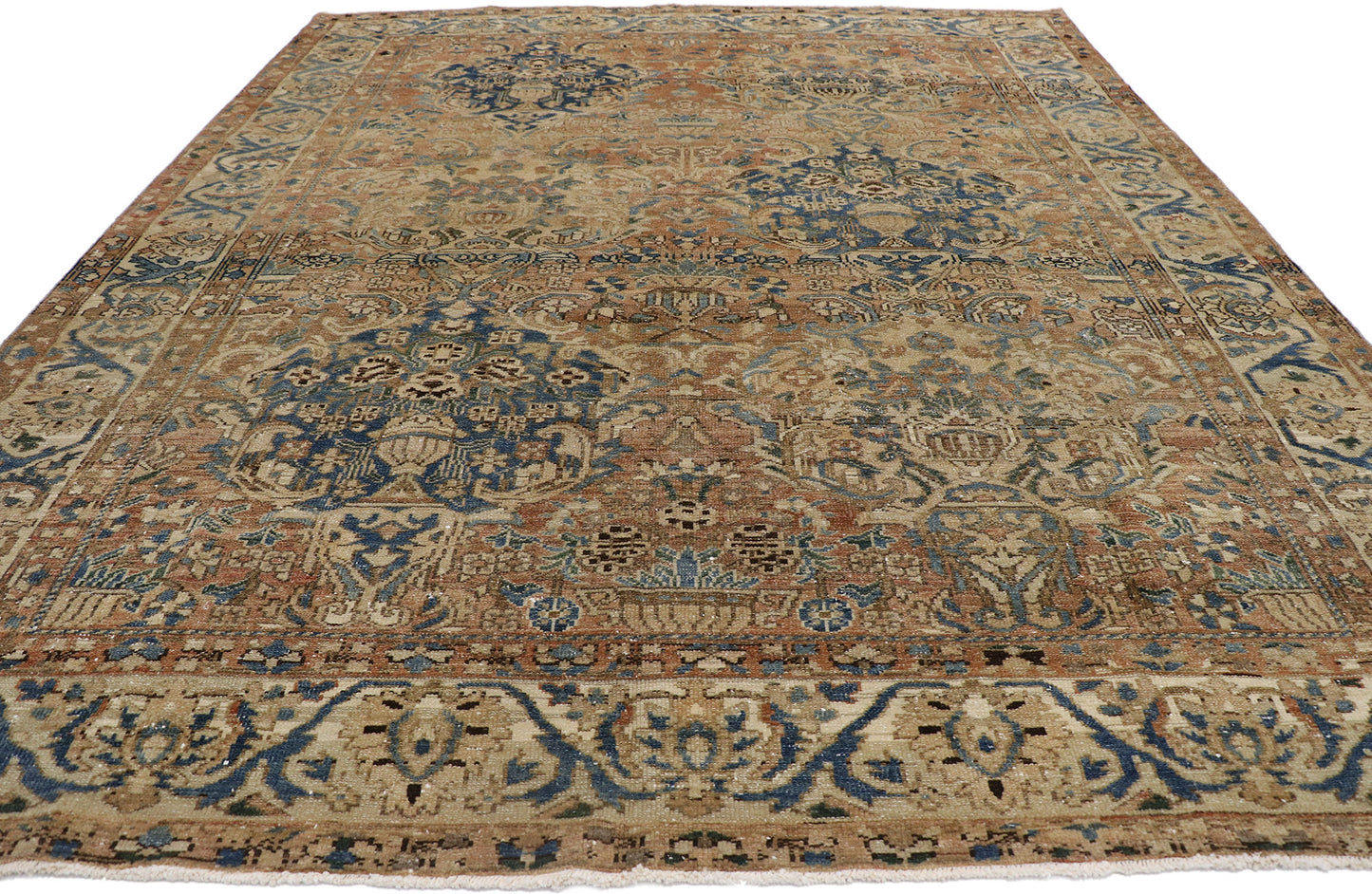 9 x 11 Antique Persian Bakhtiari Rug 60931