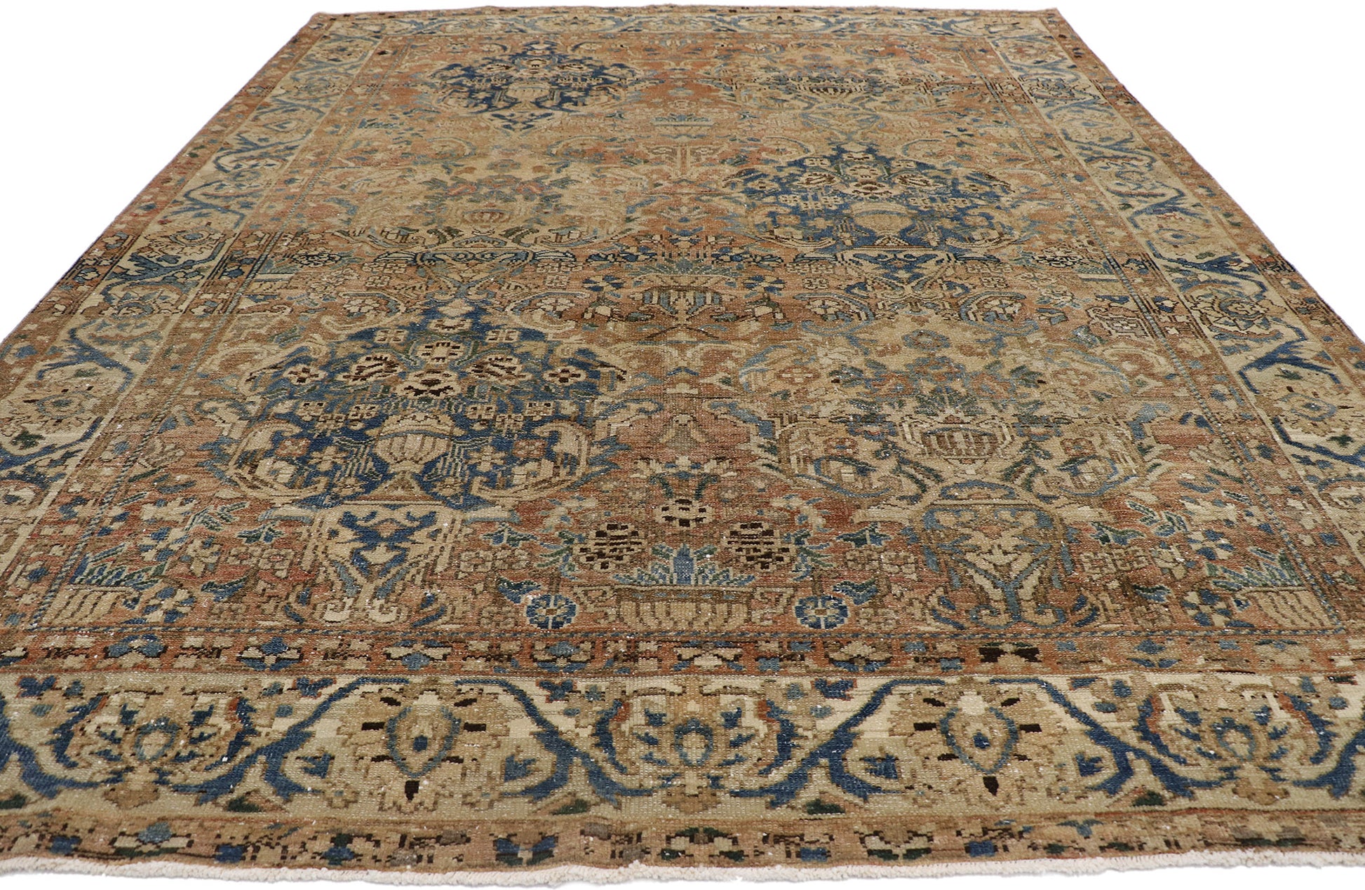 9 x 11 Antique Persian Bakhtiari Rug 60931