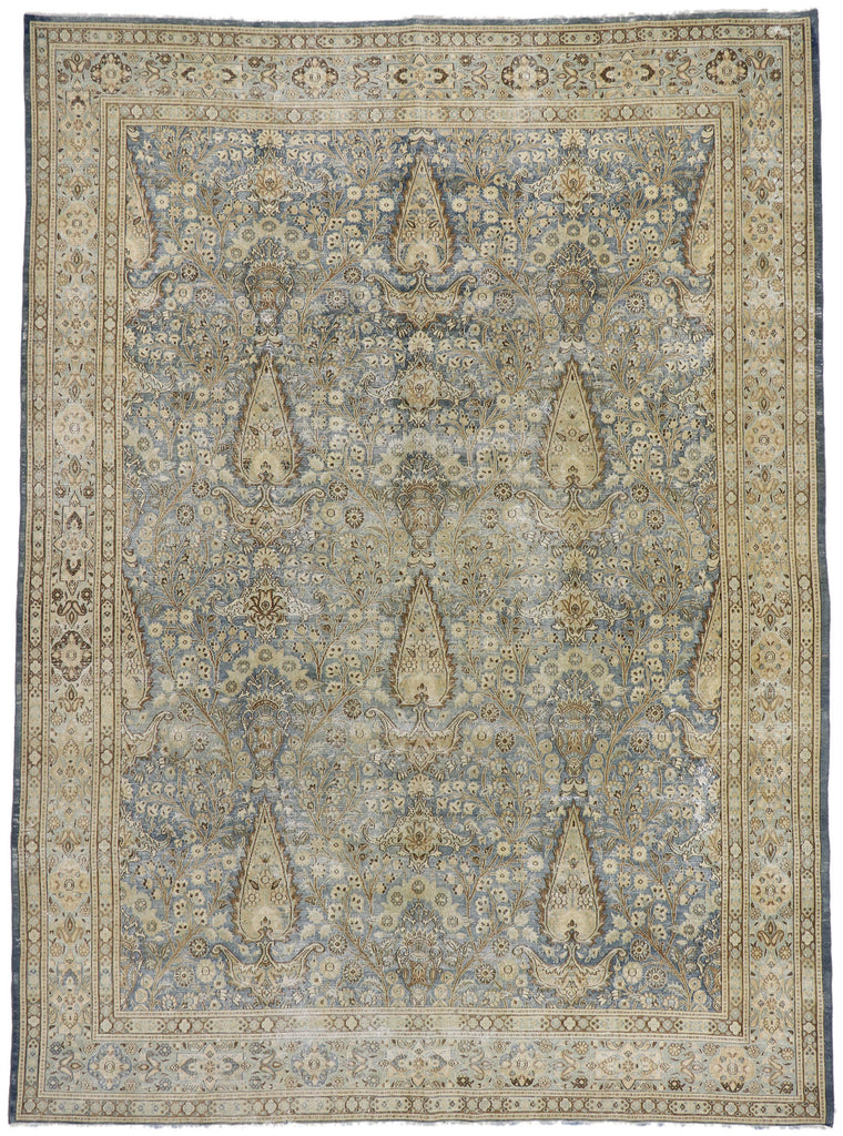 9 x 13 Antique Persian Khorassan Rug 60937