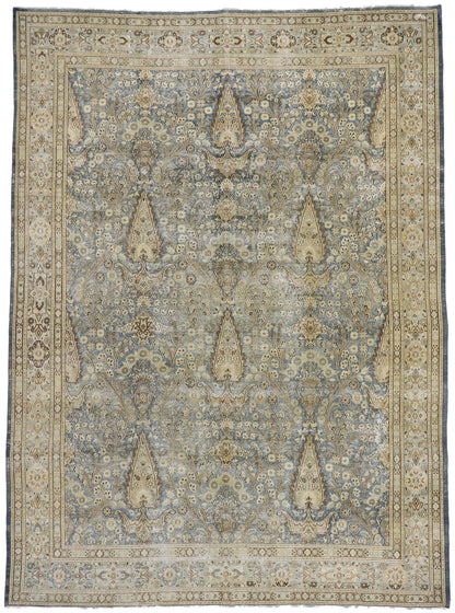 9 x 13 Antique Persian Khorassan Rug 60937