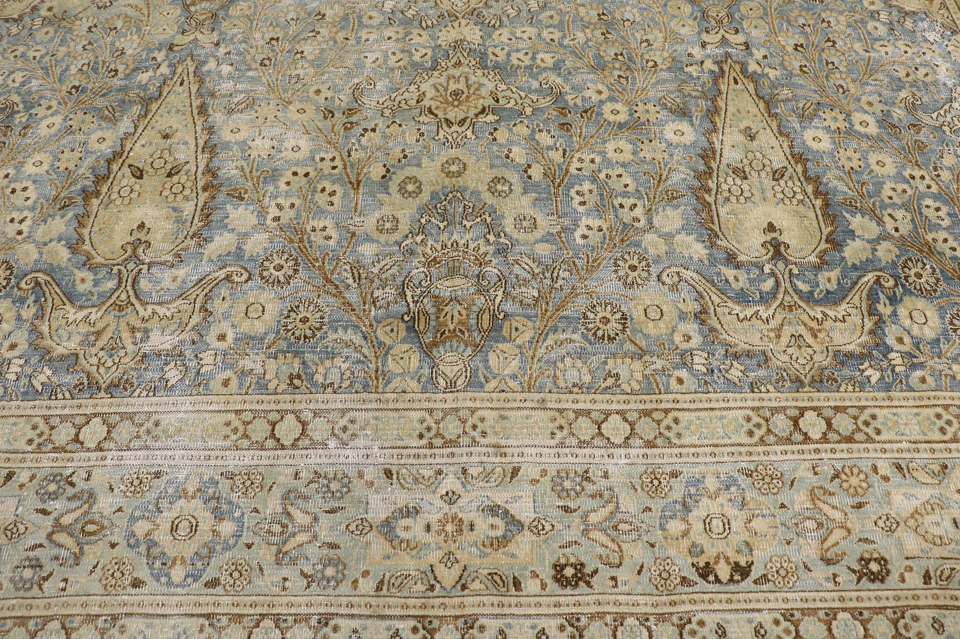 9 x 13 Antique Persian Khorassan Rug 60937