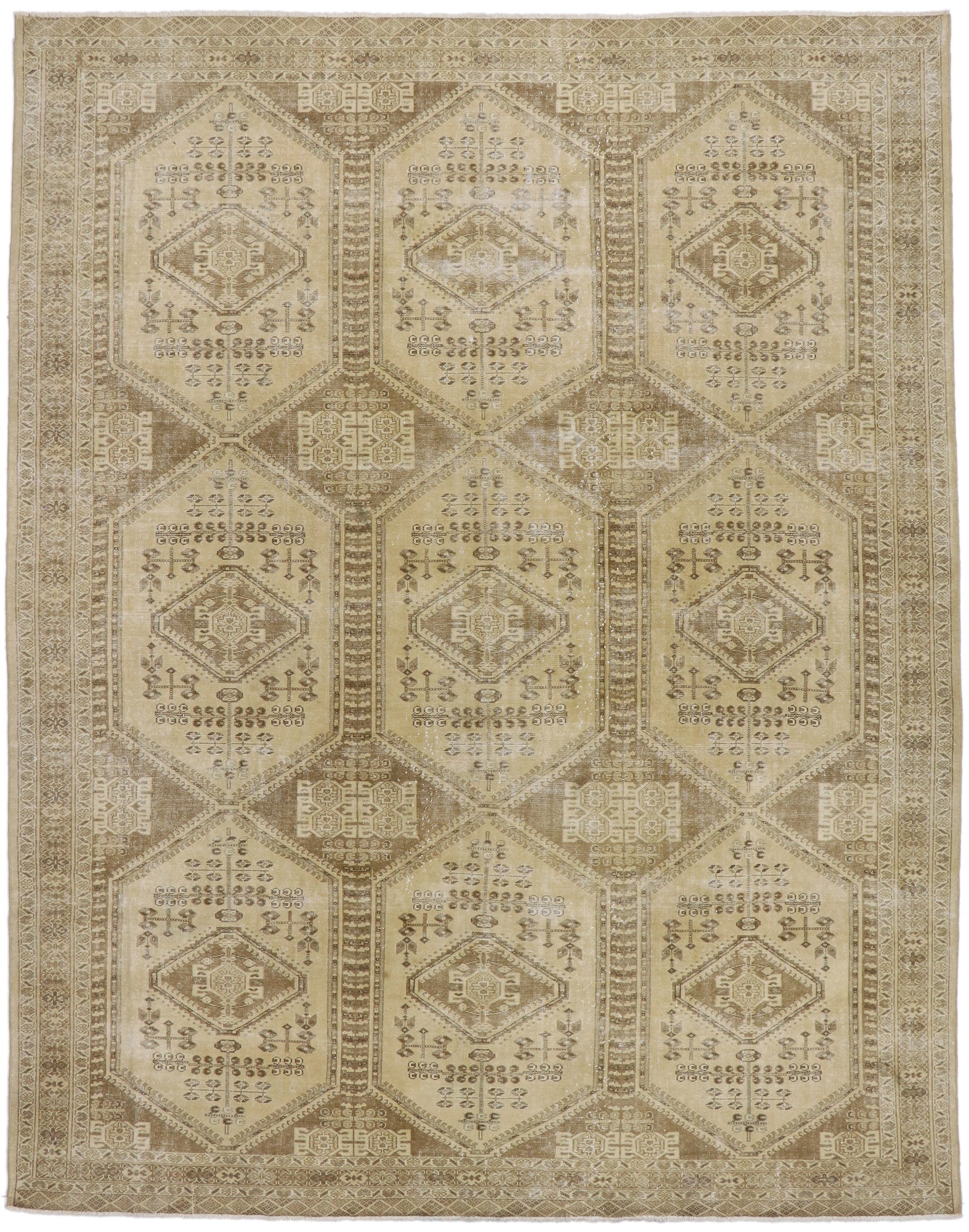 10 x 12 Antique Persian Turkoman Rug 60938