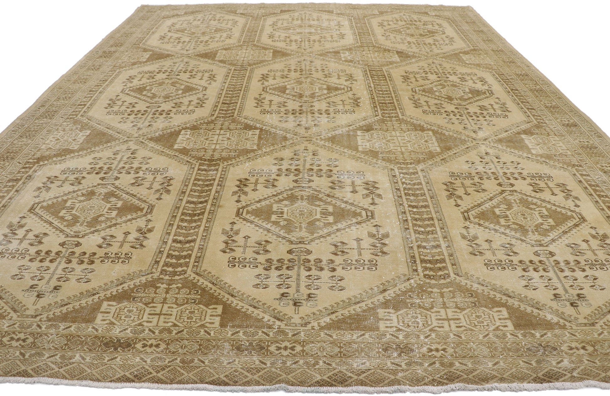 10 x 12 Antique Persian Turkoman Rug 60938
