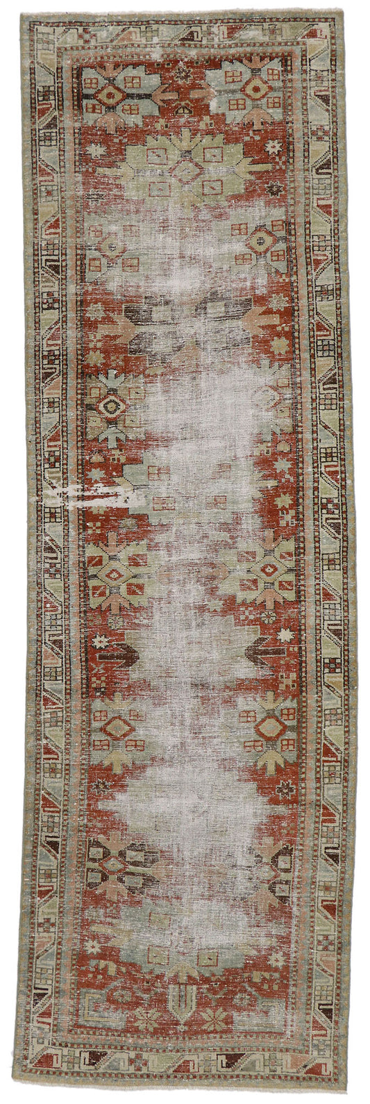 3 x 11 Antique Persian Malayer Runner 60939