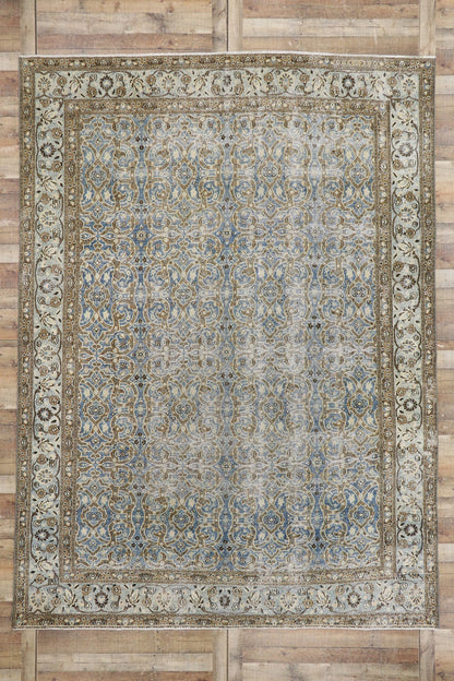 9 x 12 Antique Persian Mashhad Rug 60940