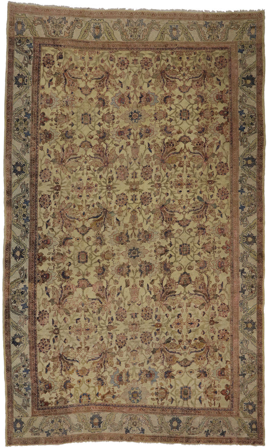12 x 20 Distressed Antique Persian Sultanabad Rug 60941