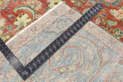 8 x 11 Distressed Antique Persian Mahal Rug 60951