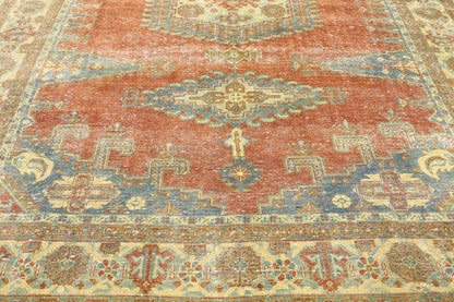 8 x 10 Distressed Vintage Persian Viss Rug 60958