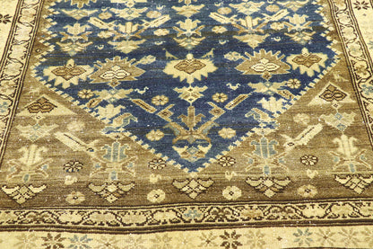 5 x 11 Distressed Vintage Persian Malayer Rug 60968