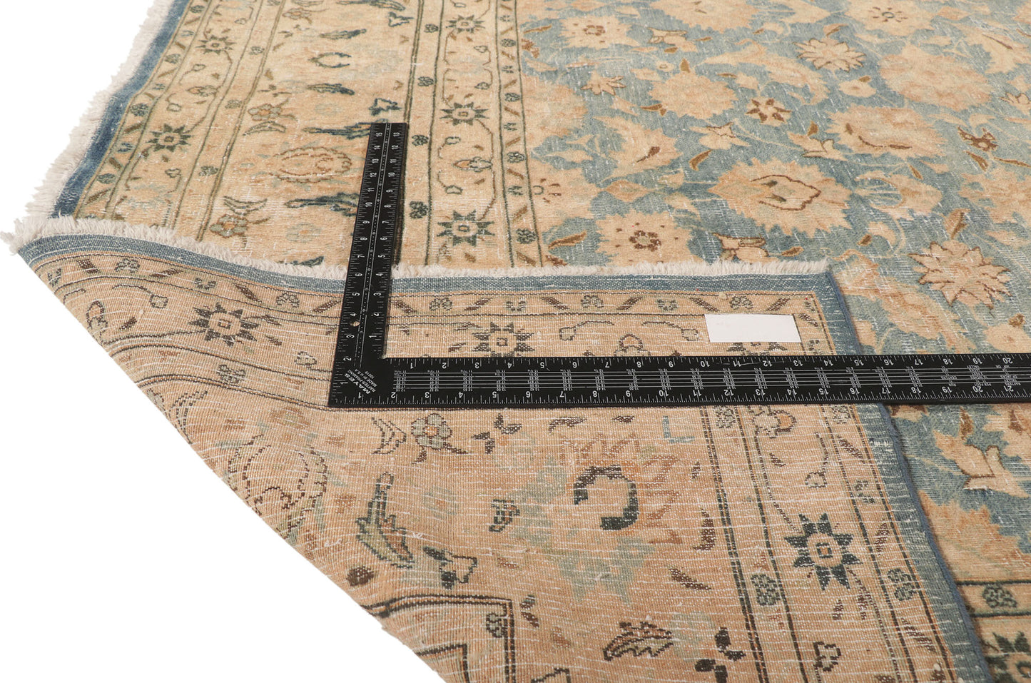 10 x 13 Vintage Persian Tabriz Rug 60973