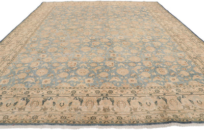 10 x 13 Vintage Persian Tabriz Rug 60973