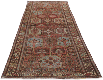 3 x 9 Antique Persian Bakhtiari Rug 60974